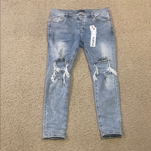 Men's Skinny Jeans in Light Blue